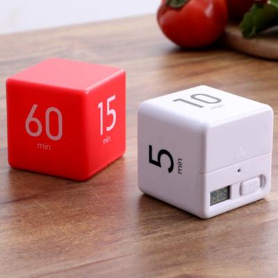 China ABS Alarm Clock Countdown Timer Home Kitchen Timer Fashion Reminder Electronic Studying Colorful Reminder for sale