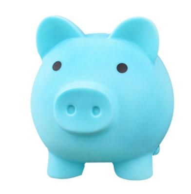 China Promotional Cute Pig Shaped Children's Toys PVC Novel Piggy Bank Coin Piggy Bank for sale