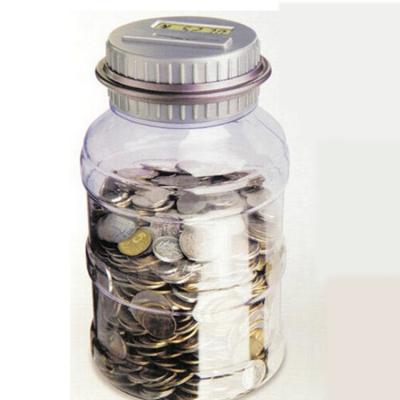 China ABS Piggy Bank Electronic Digital LCD Display Counting Plastic Coin Money Bank Box For Money Saving for sale