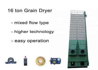 China Einfache Operations-Mais-trocknende Maschine, Mischfluss-Art-Reis-Korn-Trockner 16 Tonne zu verkaufen