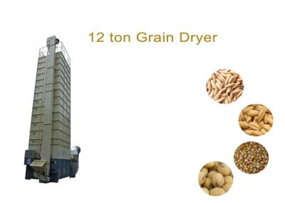 China 12 Tonnen Pro Batch Grain Dryer, Kleiner Maistrockner Mit Acht Groove / Dünne Schicht zu verkaufen