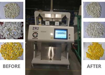 China Kanal 400kgs/H 2 HDPE blättert optischer Sortierer CCDs Farbab zu verkaufen