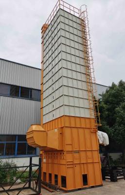 China Reis Paddy Loading 30 Ton Per Batch Recirculating Dryer mit Bohrer zu verkaufen