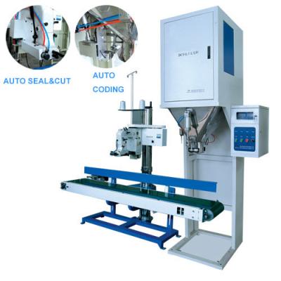 Cina Macchina imballatrice automatica del DCS dei semi per il taglio automatico di sigillamento della borsa tessuto 25KGS in vendita