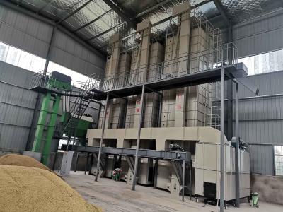 China 60 Ton Per Batch Complete Paddy Trockner-Einheit mit einem Ofen und 3 Trocknern zu verkaufen