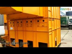 Electric Box Batch Grain Dryer 30 Ton / Batch Recirculating For Paddy