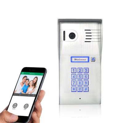 China Siren Built-in Answer Your Phone Wireless Door Anywhere Door Cloud Access Control wifi IP Answer System with Camera for sale