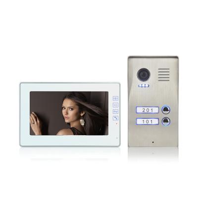 China Video Rongtel Apartment Room Door Opener Built-in Multi Doorbell Video Phone System for Apartment Main Entrance Door Intercoms for Home for sale