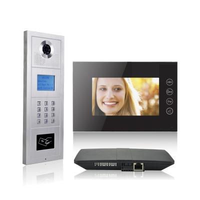 China Talk/Open/Monitor/Call/Picture Memory for Option Remotely Open the Door by Multi Visual Apartment Phone Apartment Wireless Building Intercom Door Intercom with Camera for sale