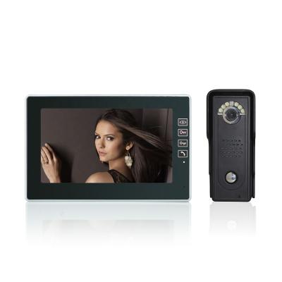 China Other Video Door Phone System Villa 4 Wire Video Entry Doorbell Video Doorbell with 7 Inch Monitor and Aluminum Outdoor Station for sale