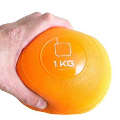 China High Quality Custom Luxury Soft PVC Training Arm Logo Gym Fitness Strength Training Medicine Ball Wall Ball Weighted Slam Ball for sale