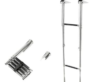 China Hot Sale 2 Steps Marine Boat Accessory 4 Steps Stainless Steel Boat Ladder Marine Equipment for sale