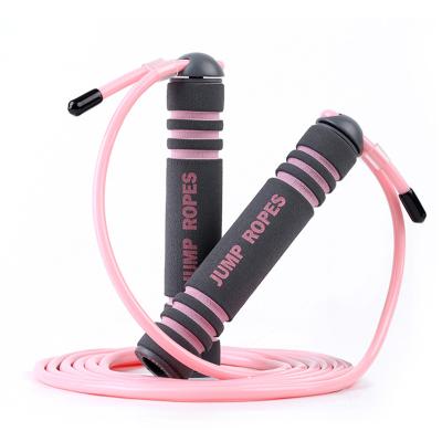 China Popular High Quality Gym Rose Jump Rope PVC Adjustable Length Rope Jump Rope for sale