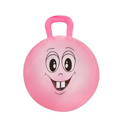 China Safe New Design PVC Kids Space Hopper Soft Hop Bounce Jump Ball Fun Toy for sale