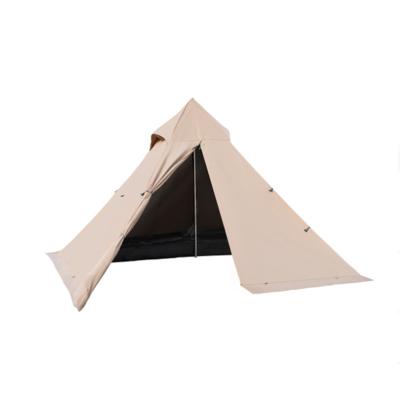 China Manufacturer Straight Tie Type Sun Protection Warm Indiana Pyramids Hiking Camping Tent Outdoor Luxury Factory for sale