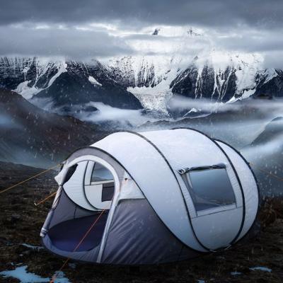 China Cheap Extended Type 3 Person 4 Season Family Camping Tent for sale