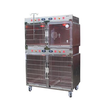 China Dog Kennel Cage With Oxygen Chamber For Veterinary Clinic Equipment Pjdy-03 for sale