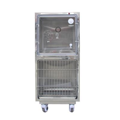 China pet sleep equipment pjy-01 stainless steel oxygen veterinary dog ​​cage for sale