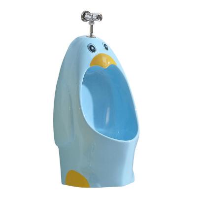 China Modern Cartoon Ceramic Colorful Kids Urinals Wall Mounted Urinal Toilet Bowl For Kids for sale