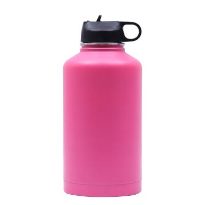 China Modern Beer Shaker Vacuum 64oz Portable Double Walled Stainless Steel Insulated Water Bottle Shaker Beer Bottle With Handle for sale