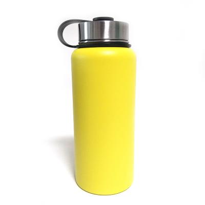 China Sustainable Sport 32oz Double Layer LFGB Approved Vacuum Insulated 1 Liter Stainless Steel Custom Water Bottle With BPA Free Lid for sale