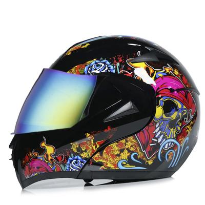 China Safe Driving Modular Helmet Flip Up Motorcycle Helmet For Motorcycle Racing for sale