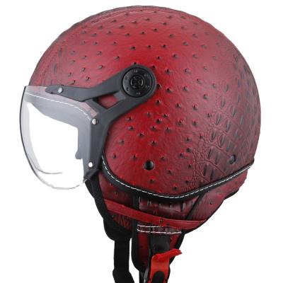 China DOT safety helmet scooter helmet ABS material casco motorcycle safe motor helmet for sale