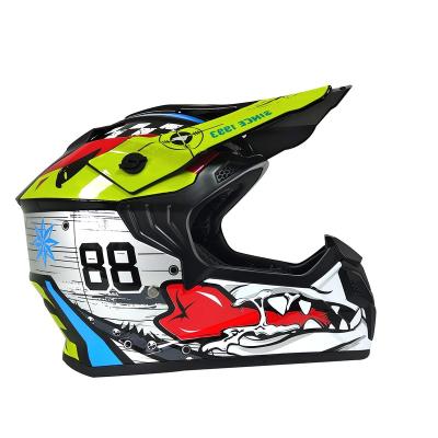 China Safety EEC and DOT Kids Protection Off Road Helmet Children Motorcycle Crossover Helmet for sale