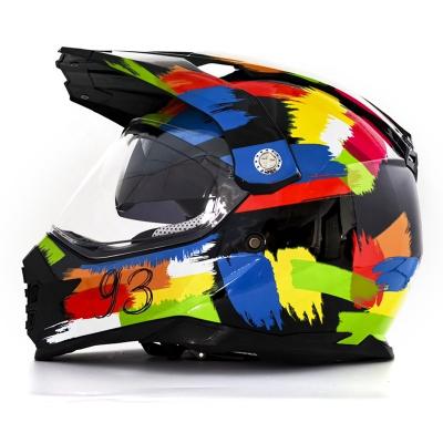 China ABS Retro Motorcycle Helmet Vintage 3/4 Helmet Cruiser Scooter Casco Moto Safe Motor Helmet With Lens for sale