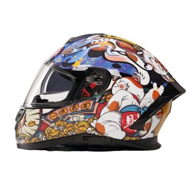 China Wholesale DOT Certificate Motorcycle Full Face Helmet ABS Quality Accessories Safe Motor Helmet for sale