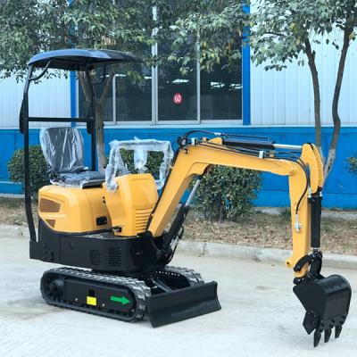 China Construction Material Shops Mini Excavator Digging Machine 1 Ton Excavator for sale