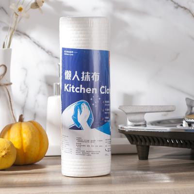 China Custom Disposable Universal Kitchen Viable Rags Cleaning Wiping Lazy Rag for sale