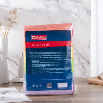 China Viable Microfiber Wiping Rags Fish Scale Cleaning Cloth for Stainless Steel Appliances Wine Stained Glass Polishing Towels for sale