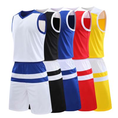 China Wholwsale Sublimation Antibacterial Basketball Customized Tank Top And Shorts Custom Logo Unisex OEM Sports Tank Top for sale