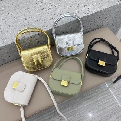 China 2023 new women's fashion hot one-shoulder cross - body bag niche texture women's armpit bag for sale