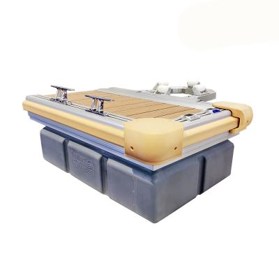 中国 Factory Price Aluminum Strong Structure Pontoon Floats Plastic Pontoon with Pedestal 販売のため