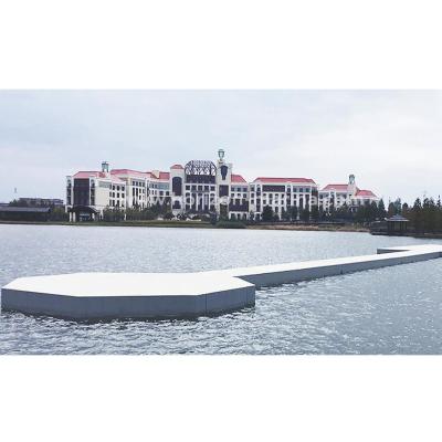 Китай Modular floating jetty stable long lifespan concrete pontoon for yacht продается