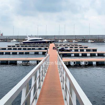 China Direct From Factory Simple Installation Aluminum Pontoon Floats With Deck For Boat for sale