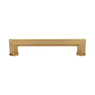 China Contemporary Wholesale High Quality Furniture Special Exquisite Zinc Alloy Matte Matte Cabinet Door Handle for sale