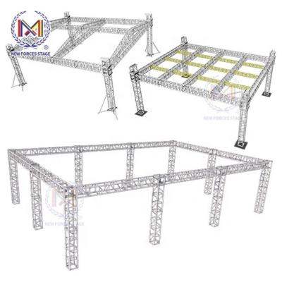 China 2019 Aluminum Alloy 6061-T6/6082-T6 For Wedding Truss% Hot Selling Truss Truss Stage Truss Portable Pin Design Aluminum Stage Truss Sight for sale