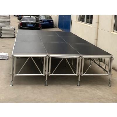 China Stable Outdoor Event All Terrain Height Adjustable Aluminum Portable Stage Platform for sale