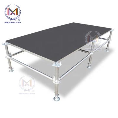 China Aluminum Alloy Container Foldable Movable Stage 60 Portable Aluminum Stage Platform $40 Di Eventi for sale