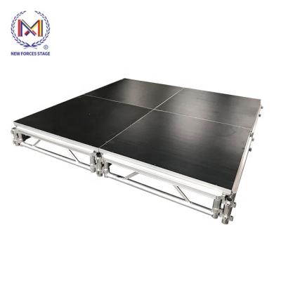 China Outdoor Wedding Stage Concert Event Aluminum Alloy Frame Stage Deck Truss Portable Structure Stage Aluminum Stage for sale