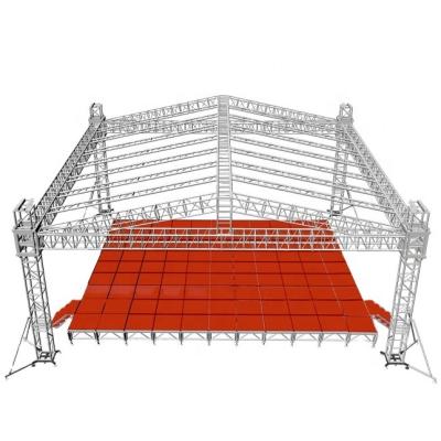 China 6061-T6 Aluminum Stable Lighting Stage Event Stage Truss System Aluminum Stage for sale