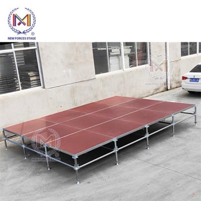 China Steel Movable Aluminum Staircase Safety Layer Scaffolding Hang Speaker for sale