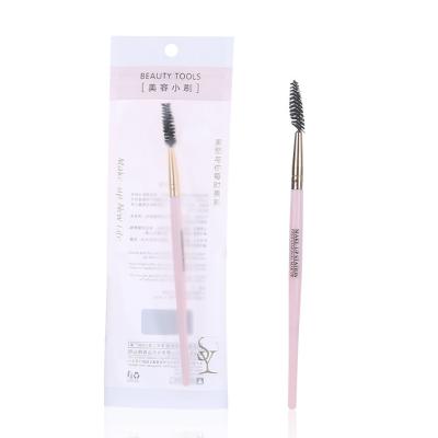 China Custom Beauty Accessories Lameila OEM Private Label Eyebrow Groomer Brush Wholesale Professional Cosmetic Eyelash Brush B0476 for sale