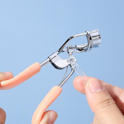 China With Instructions Lameila Factory Wholesale Cosmetic Tools Plating Colors Stamped Custom Laser Print Logo Private Label Eyelash Curler A0336 for sale