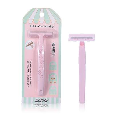 China Lameila Single Women Razor Disposable Single Blade Blade Trimmer Female Body Hair Removal Razor Manual Facial Knife Type A0922 for sale