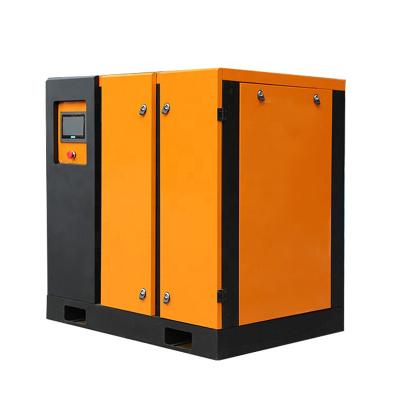 China Hot Sales 7.5kw 15kw 22kw Lubricated Screw Air Screw Compressor With Air And Air Dryer Tank for sale