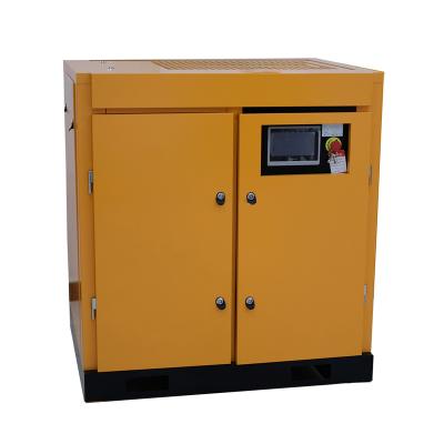 China Lubricated Industrial Screw Air Compressor 15-75kw 7-10bar High Efficiency Energy Saving Screw Compressor for sale